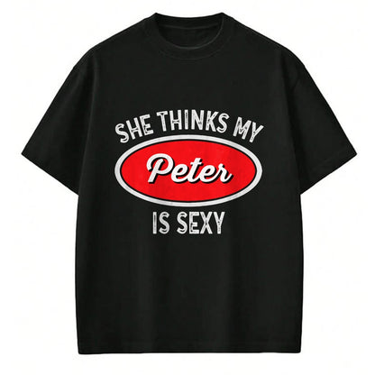 Best Truck Driver Life Shirt, Funny Trucker UnisexT-Shirt/Hoodie/Sweatshirt HLT00 - Funny Truck Driver T-Shirt - She Thinks My Peter is Sexy T-Shirt