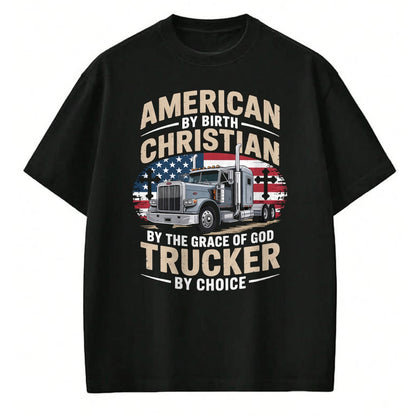 Best Truck Driver Life Shirt, Funny Trucker UnisexT-Shirt/Hoodie/Sweatshirt HLT00 - Driven Faith and Diesel Trucking Jesus Christian Trucker T-Shirt (1)