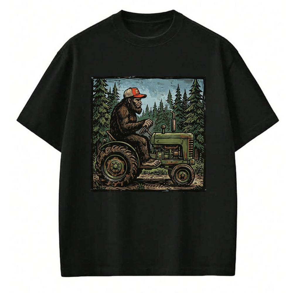 Best Farmer Life Shirt, Funny Farmer UnisexT-Shirt/Hoodie/Sweatshirt HLT00 - Bigfoot Sasquatch Tractor Funny Farm Farmer Men Women Kids T-Shirt