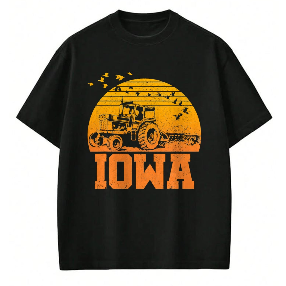 Best Farmer Life Shirt, Funny Farmer UnisexT-Shirt/Hoodie/Sweatshirt HLT00 - Iowa T-Shirt - Vintage Retro Tractor Farmer Shirt Gift T-Shirt