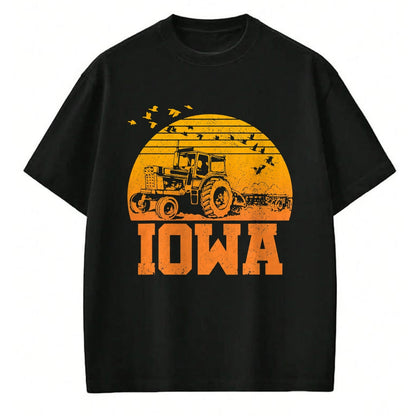 Best Farmer Life Shirt, Funny Farmer UnisexT-Shirt/Hoodie/Sweatshirt HLT00 - Iowa T-Shirt - Vintage Retro Tractor Farmer Shirt Gift T-Shirt