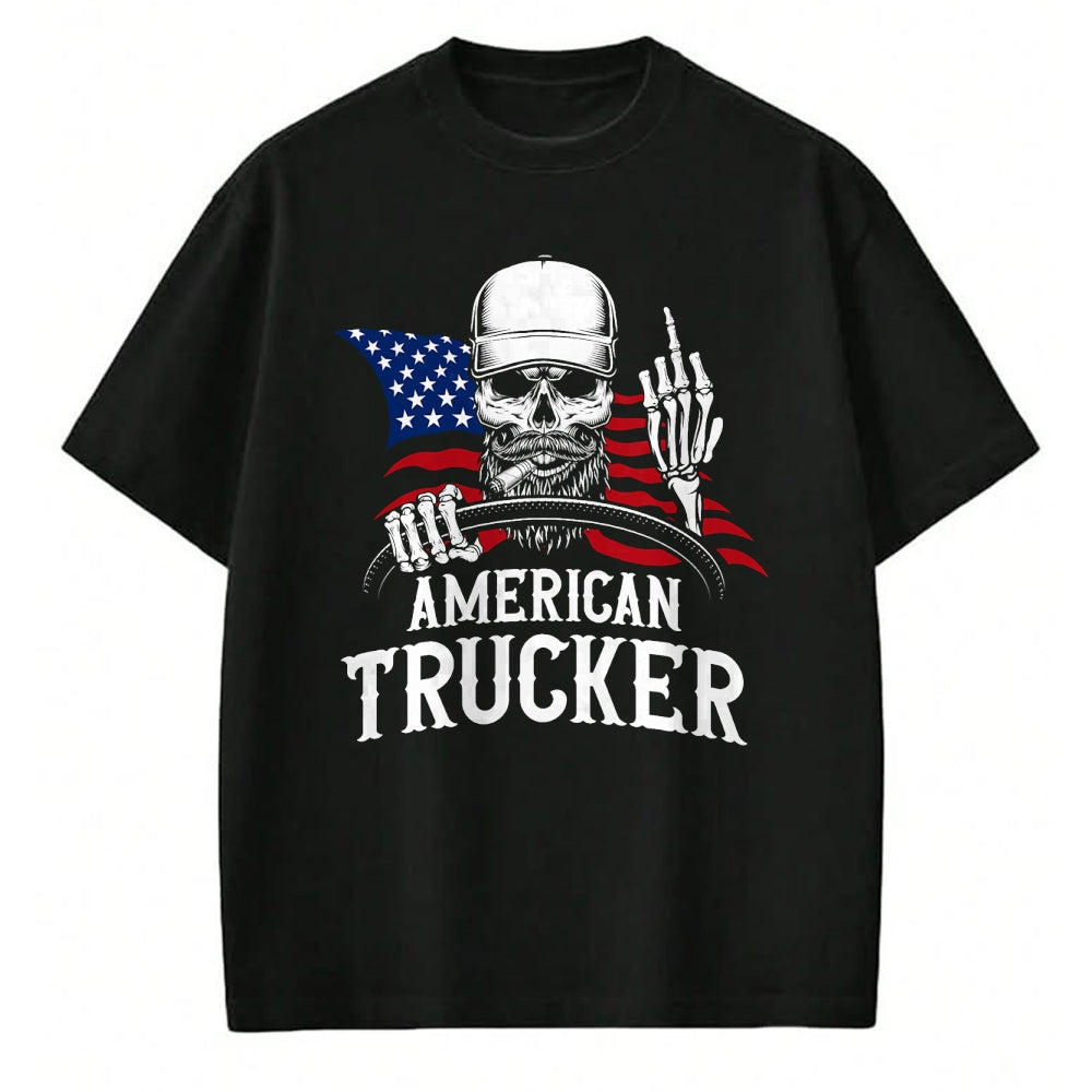 Best Truck Driver Life Shirt, Funny Trucker UnisexT-Shirt/Hoodie/Sweatshirt HLT00 - American Trucker for Patriotic Truck Driver T-Shirt