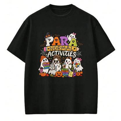 Best Teacher Shirt, Funny Teacher UnisexT-Shirt/Hoodie/Sweatshirt HLT00 - para Normal Activities SPED Teachers Ghost Fall Halloween T-Shirt (2)