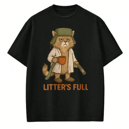 Cat Love Shirt, Funny Cat Lover Gift UnisexT-Shirt/Hoodie/Sweatshirt HLT00 - Women_s Litter_s Full Cat V-Neck T-Shirt