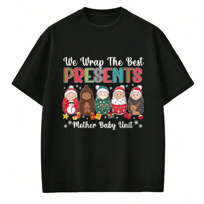 Funny Nurse Shirt, Nurse Unisex T-Shirt/Hoodie/Sweatshirt HLT00 - Mother Baby Nurse Christmas Mom Baby Nursing Groovy T-Shirt