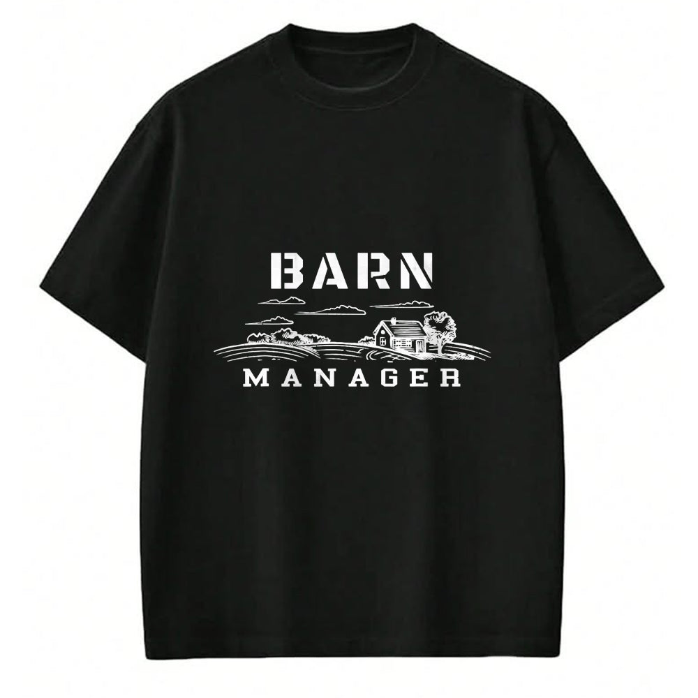 Best Farmer Life Shirt, Funny Farmer UnisexT-Shirt/Hoodie/Sweatshirt HLT00 - Barn Manager T-Shirt