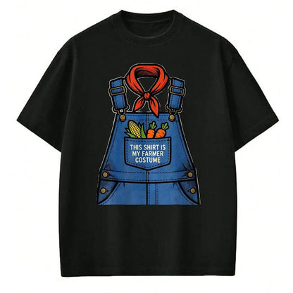 Best Farmer Life Shirt, Funny Farmer UnisexT-Shirt/Hoodie/Sweatshirt HLT00 - This Shirt Is My Farmer Costume Funny Halloween Overalls T-Shirt, Women, Heather Grey, X-Large