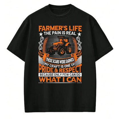 Best Farmer Life Shirt, Funny Farmer UnisexT-Shirt/Hoodie/Sweatshirt HLT00 - Funny Farmer’s Life Tractors Planting Crops Men Women T-Shirt, Men, Black, XX-Large