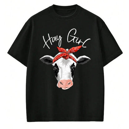 Best Farmer Life Shirt, Funny Farmer UnisexT-Shirt/Hoodie/Sweatshirt HLT00 - Hay Girl Farmer Funny Cattle Cow Farm Lovers Gift Women Kids T-Shirt Small