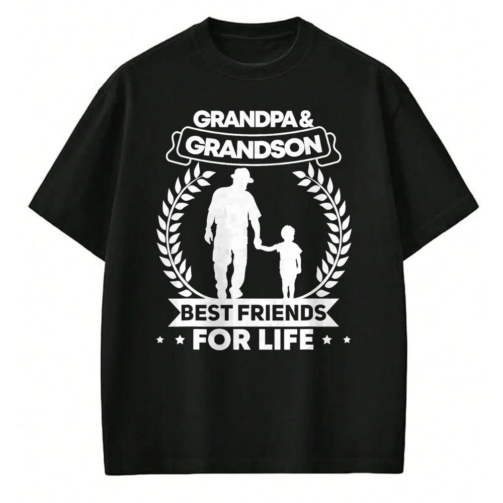 Best Grandpa Shirt, Proud Grandpa Unisex T-Shirt/Hoodie/Sweatshirt HLT00 - Grandpa and Grandson Matching Grandfather and Grandson T-Shirt