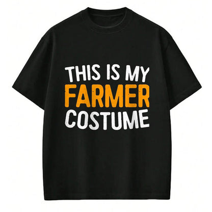 Best Farmer Life Shirt, Funny Farmer UnisexT-Shirt/Hoodie/Sweatshirt HLT00 - This is My Farmer Costume Shirt Adult Kids Farmer Costume T-Shirt, Men, Black, Medium