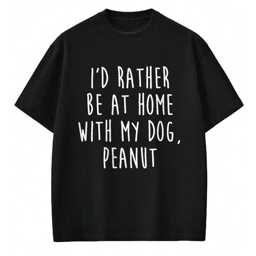 Dog Love Shirt, Dog Lover Gift T-Shirt/Hoodie/Sweatshirt HLT00 - Peanut Dog Name T-Shirt Dog Gift T-Shirt