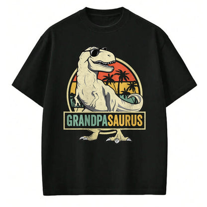 Best Grandpa Shirt, Proud Grandpa Unisex T-Shirt/Hoodie/Sweatshirt HLT00 - Grandpasaurus T Rex Dinosaur Grandpa Saurus Family Matching T-Shirt