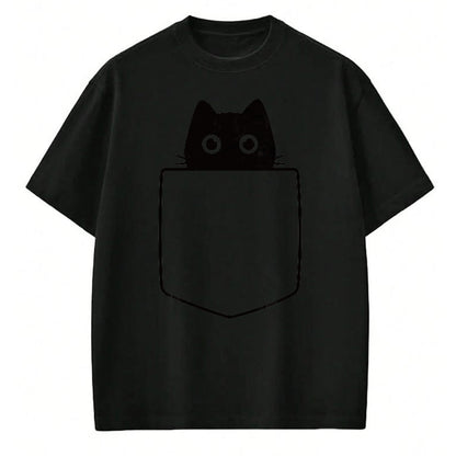 Cat Love Shirt, Funny Cat Lover Gift UnisexT-Shirt/Hoodie/Sweatshirt HLT00 - Cat in Pocket Shirt for Kids Women Men Funny Cute Cats Lover T-Shirt