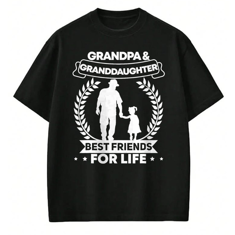 Best Grandpa Shirt, Proud Grandpa Unisex T-Shirt/Hoodie/Sweatshirt HLT00 - Grandfather Granddaughter Grandpa and Granddaughter Matching T-Shirt
