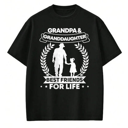 Best Grandpa Shirt, Proud Grandpa Unisex T-Shirt/Hoodie/Sweatshirt HLT00 - Grandfather Granddaughter Grandpa and Granddaughter Matching T-Shirt