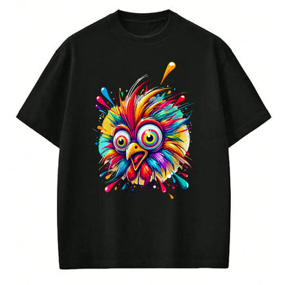 Best Farmer Life Shirt, Funny Farmer UnisexT-Shirt/Hoodie/Sweatshirt HLT00 -Colorful Crazy Chicken Farmer T-Shirt