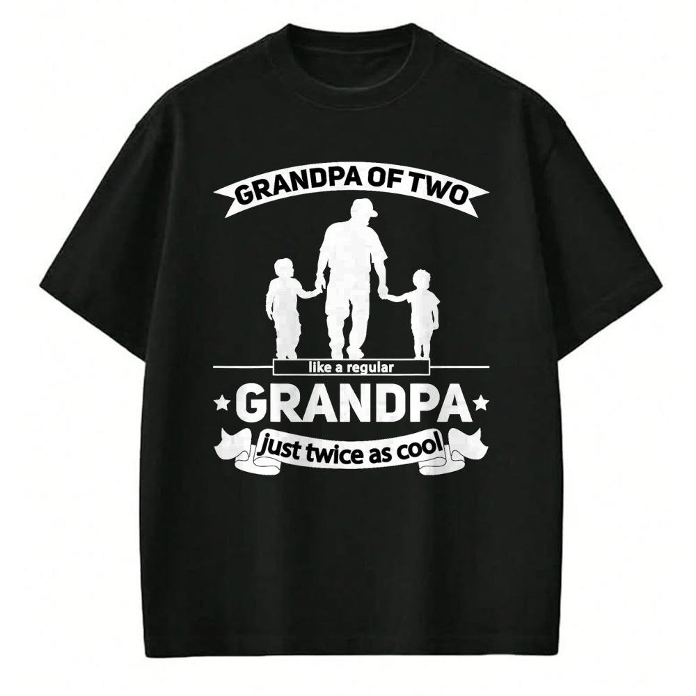 Best Grandpa Shirt, Proud Grandpa Unisex T-Shirt/Hoodie/Sweatshirt HLT00 - Grandpa of two Grandsons Grandpa Squared Grandpa of 2 Boys T-Shirt