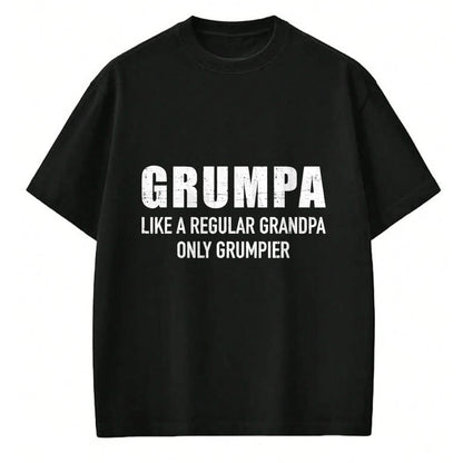Best Grandpa Shirt, Proud Grandpa Unisex T-Shirt/Hoodie/Sweatshirt HLT00 - Grumpa like regular grandpa only grumpier T-Shirt