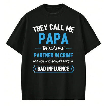 Best Grandpa Shirt, Proud Grandpa Unisex T-Shirt/Hoodie/Sweatshirt HLT00 - Funny Grandpa Papa Partner In Crime Dad T-Shirt