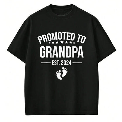 Best Grandpa Shirt, Proud Grandpa Unisex T-Shirt/Hoodie/Sweatshirt HLT00 - 1st Time Grandpa EST 2024 New First Grandpa 2024 T-Shirt