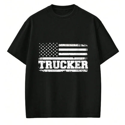 Best Truck Driver Life Shirt, Funny Trucker UnisexT-Shirt/Hoodie/Sweatshirt HLT00 - Truck Driver Trucker Us American Flag Patriotic T-Shirt
