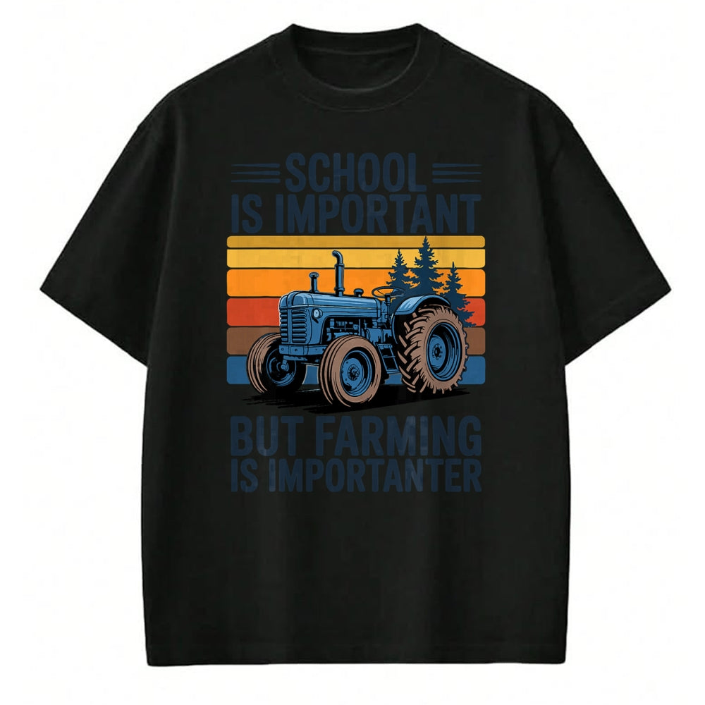 Best Farmer Life Shirt, Funny Farmer UnisexT-Shirt/Hoodie/Sweatshirt HLT00 - Farm Shirt But Farming is Importanter Farmer Tractor Farming T-Shirt