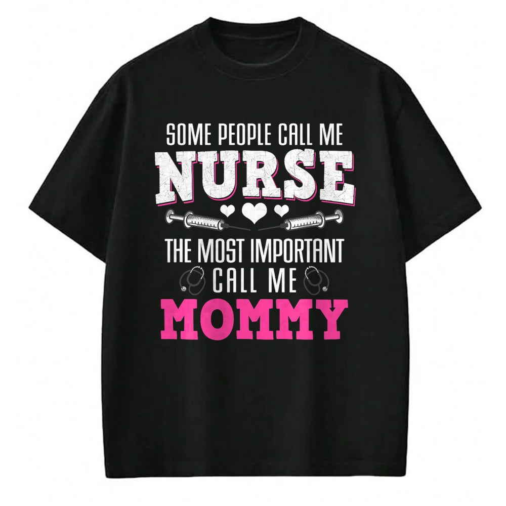 Funny Nurse Shirt, Nurse Unisex T-Shirt/Hoodie/Sweatshirt HLT00 - Proud Nurse And Loving Mommy Best Mom Hero Mother's Day Gift T-Shirt