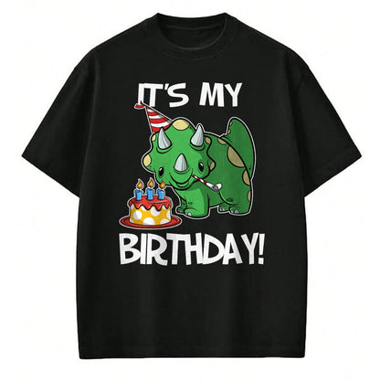 Best Dinosaur Lover Shirt, Funny Dinosaur UnisexT-Shirt/Hoodie/Sweatshirt HLT00 - OKAI Birthday Tees Unisex-Kids Triceratops Dinosaur Birthday T-Shirt, Black, Small