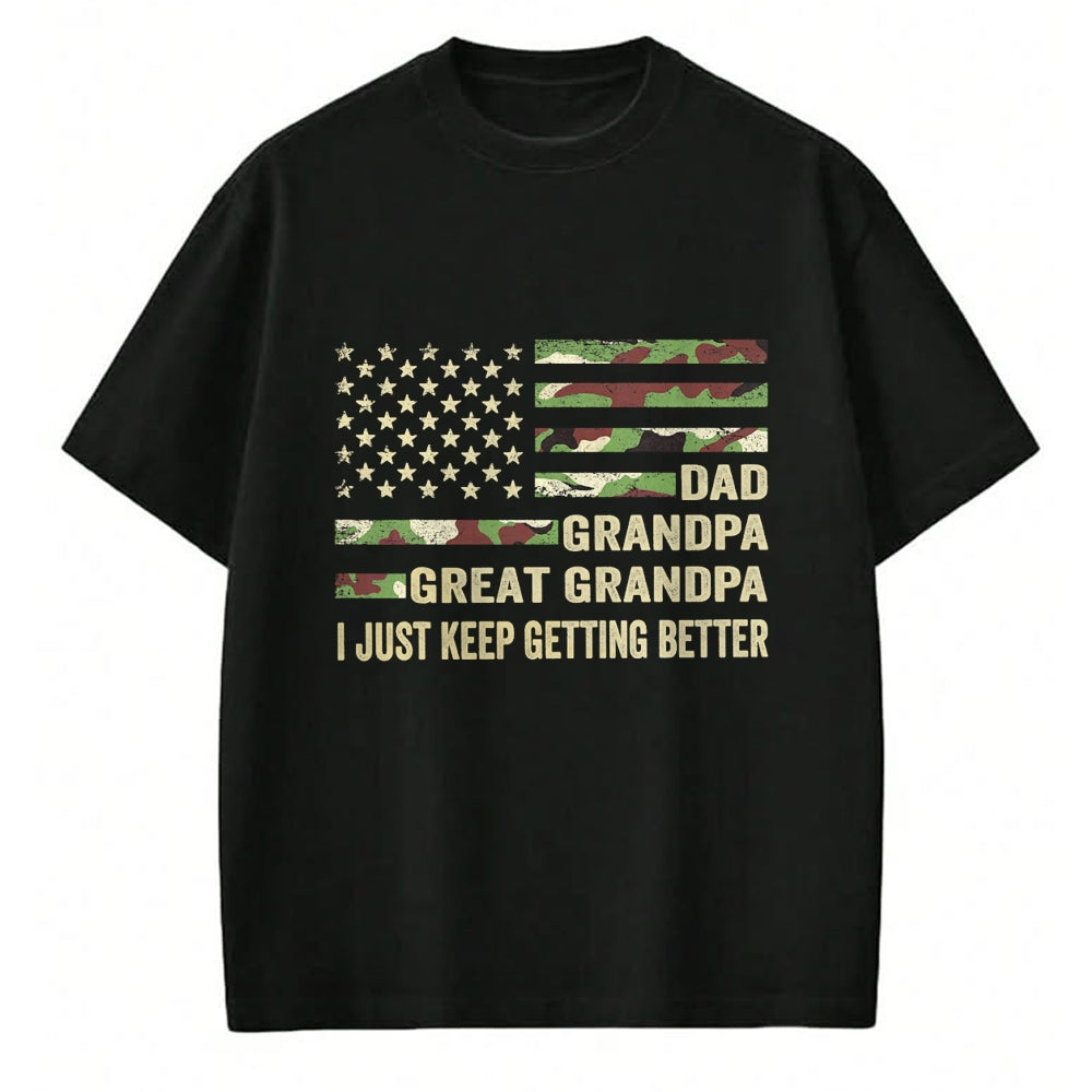 Best Grandpa Shirt, Proud Grandpa Unisex T-Shirt/Hoodie/Sweatshirt HLT00 -Fathers Day Gift from Grandkids Dad Grandpa Great Grandpa T-Shirt