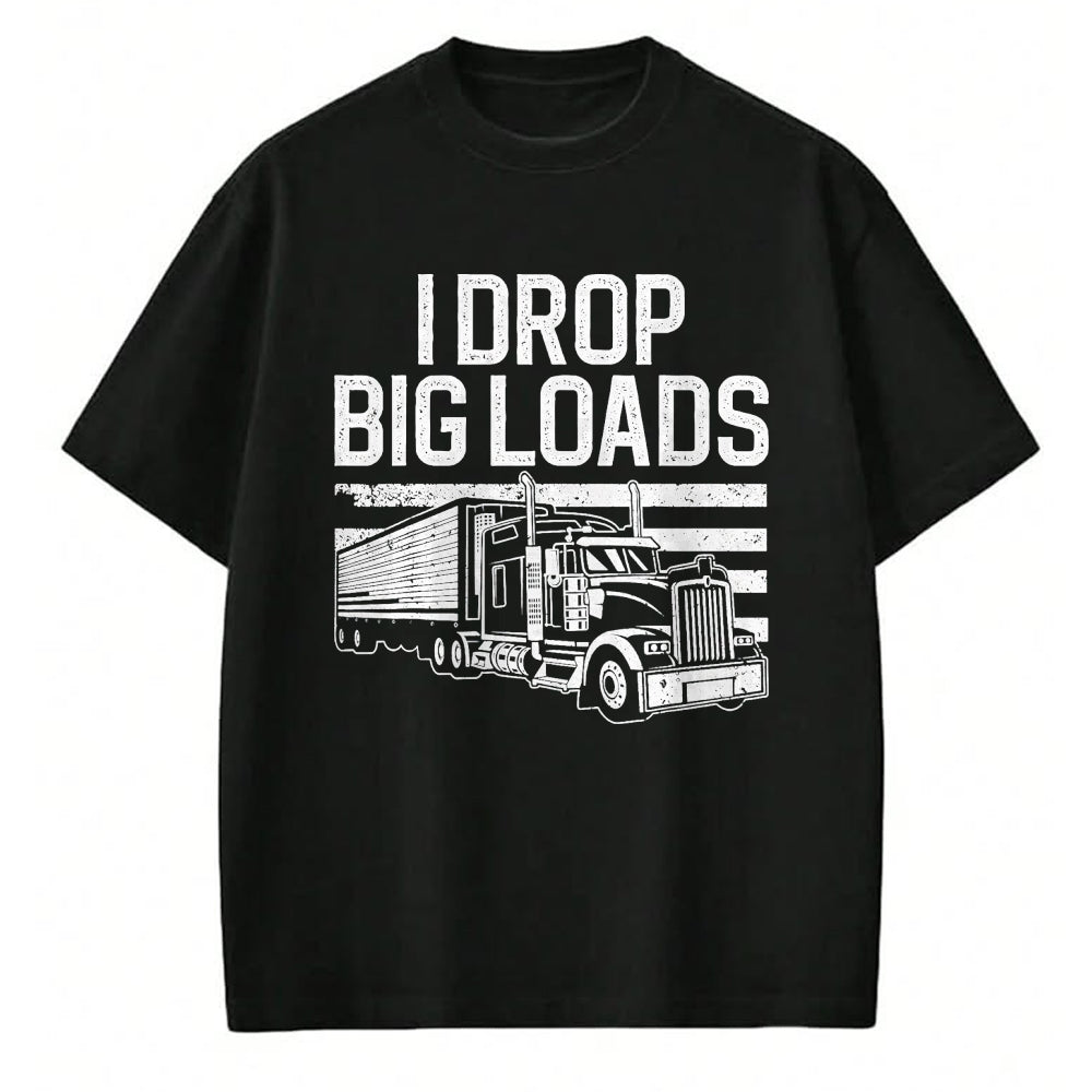 Best Truck Driver Life Shirt, Funny Trucker UnisexT-Shirt/Hoodie/Sweatshirt HLT00 - Funny Trucker Design for Men Women Semi Truck Driver Lover T-Shirt, Men, Black, 3X-Large (1)