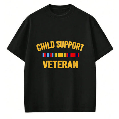 Proud Veteran Shirt, Funny Veteran UnisexT-Shirt/Hoodie/Sweatshirt HLT00 - Child Support Veteran Shirts Patriots Veteran Flag T-Shirt, Men, Black, 3X-Large