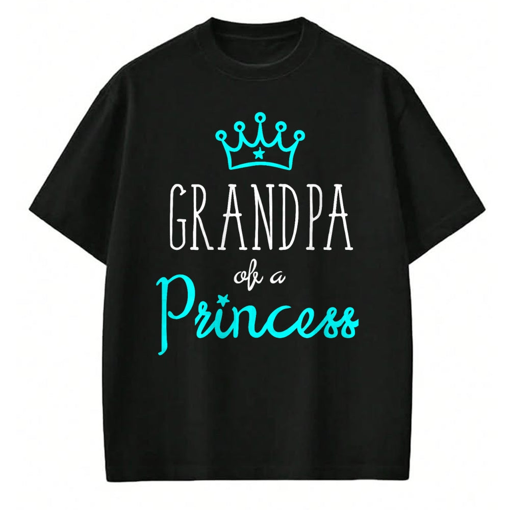 Best Grandpa Shirt, Proud Grandpa Unisex T-Shirt/Hoodie/Sweatshirt HLT00 - Grandpa Granddaughter Shirts Matching Set King and Princess T-Shirt
