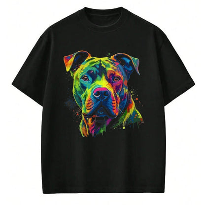 Dog Love Shirt, Dog Lover Gift T-Shirt/Hoodie/Sweatshirt HLT00 - Pitbull Dog I Love Dad Tattoo Funny Family T-Shirt