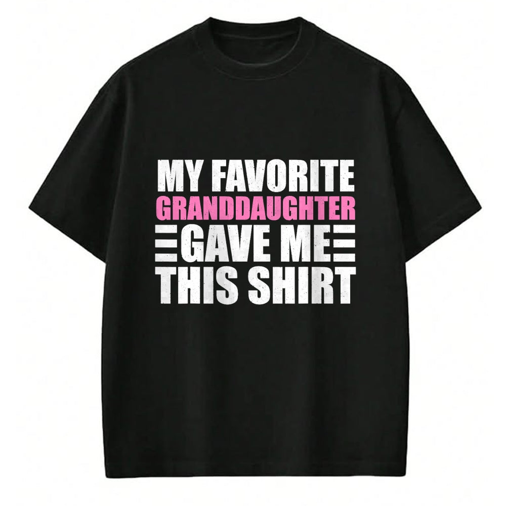 Best Grandpa Shirt, Proud Grandpa Unisex T-Shirt/Hoodie/Sweatshirt HLT00 - Funny Grandpa Art From Granddaughter For Men Grandfather T-Shirt