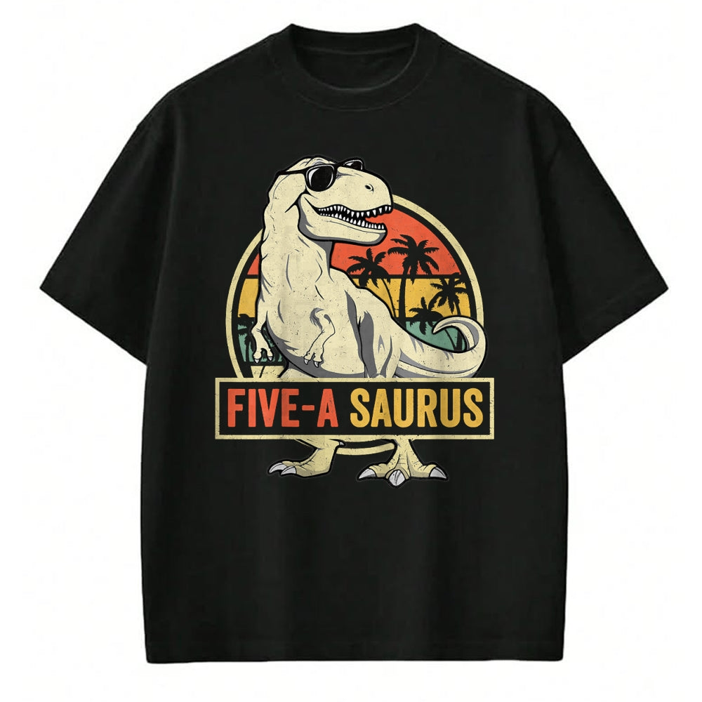 Best Dinosaur Lover Shirt, Funny Dinosaur UnisexT-Shirt/Hoodie/Sweatshirt HLT00 - Kids 5 Year Old Dinosaur Birthday 5th T Rex Dino Five Saurus T-Shirt