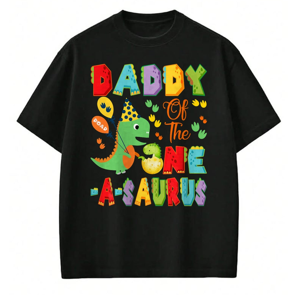 Best Dinosaur Lover Shirt, Funny Dinosaur UnisexT-Shirt/Hoodie/Sweatshirt HLT00 - Daddy of The One-A-Saurus 1st Birthday Boy Dinosaur T-Shirt