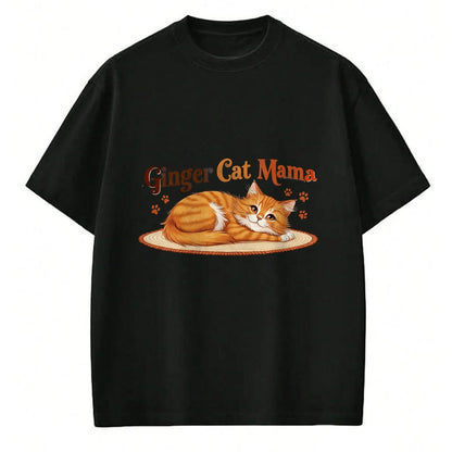 Cat Love Shirt, Funny Cat Lover Gift UnisexT-Shirt/Hoodie/Sweatshirt HLT00 - Ginger Cat Mama Ginger Mom lover Funny Gifts Cat Dad Cat Mom T-Shirt