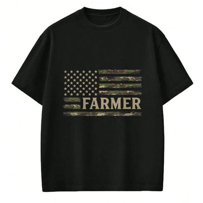 Best Farmer Life Shirt, Funny Farmer UnisexT-Shirt/Hoodie/Sweatshirt HLT00 - Camo Farmer Camourflage USA Flag Fathers Day Farm Owner T-Shirt