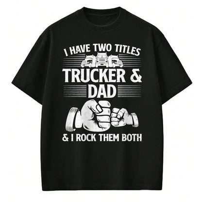 Best Truck Driver Life Shirt, Funny Trucker UnisexT-Shirt/Hoodie/Sweatshirt HLT00 - Funny Truck Driver Art Dad Trucker Men Truck Driving Lover T-Shirt, Men, Black, 3X-Large
