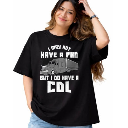 Best Truck Driver Life Shirt, Funny Trucker UnisexT-Shirt/Hoodie/Sweatshirt HLT00 - Funny Truck Driver Licence CDL Cargo Logbook Saying Gift T-Shirt
