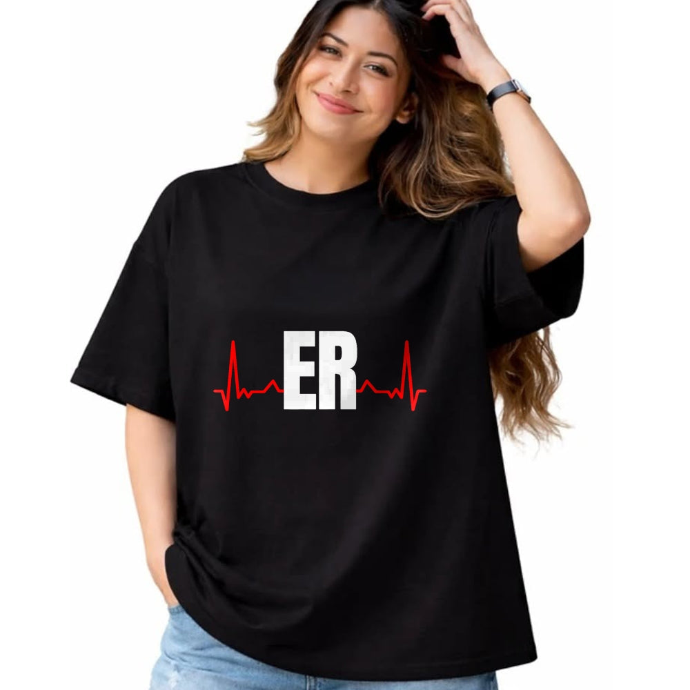Funny Nurse Shirt, Nurse Unisex T-Shirt/Hoodie/Sweatshirt HLT00 -Emergency Medicine Emergency room Nurse ER Heartbeat T-Shirt