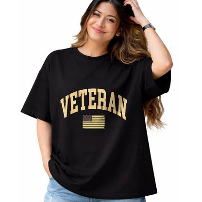 Proud Veteran Shirt, Funny Veteran UnisexT-Shirt/Hoodie/Sweatshirt HLT00 - Veteran Veterans Day USA United States America American Flag T-Shirt
