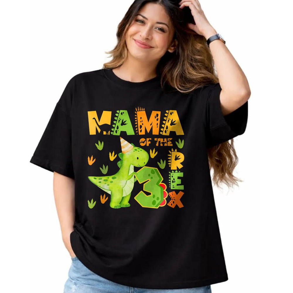Best Dinosaur Lover Shirt, Funny Dinosaur UnisexT-Shirt/Hoodie/Sweatshirt HLT00 - Mama of The Three Rex 3rd Birthday Boy Dinosaur T-Rex T-Shirt