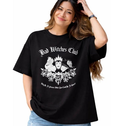 Best Wife Shirt, Wife and Husband Unisex T-Shirt/Hoodie/Sweatshirt HLT00 - Disney Villains Bad Witches Club Group Shot Vintage T-Shirt