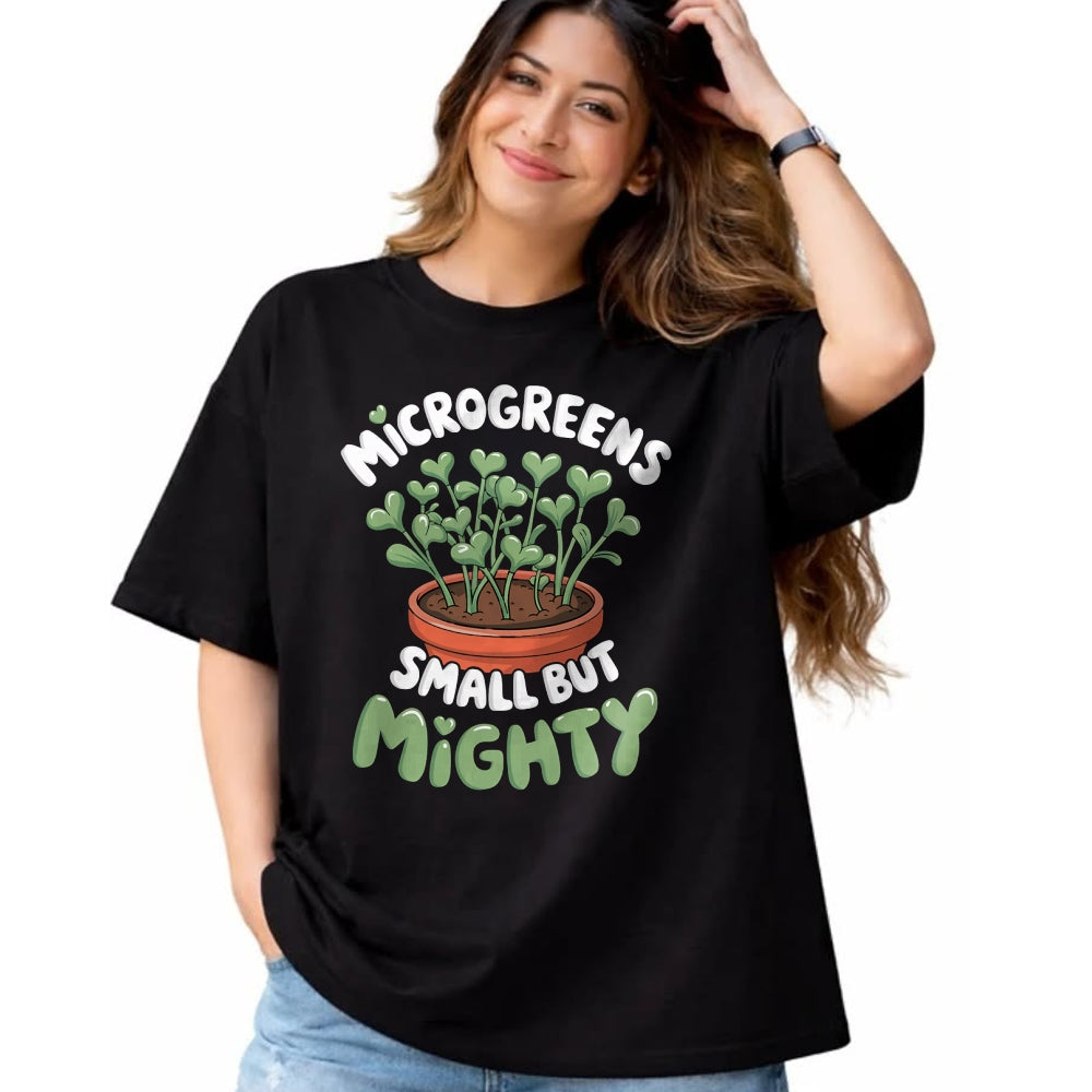 Best Farmer Life Shirt, Funny Farmer UnisexT-Shirt/Hoodie/Sweatshirt HLT00 - Small Mighty Farmer Sprouts Plant Gardening Microgreens T-Shirt