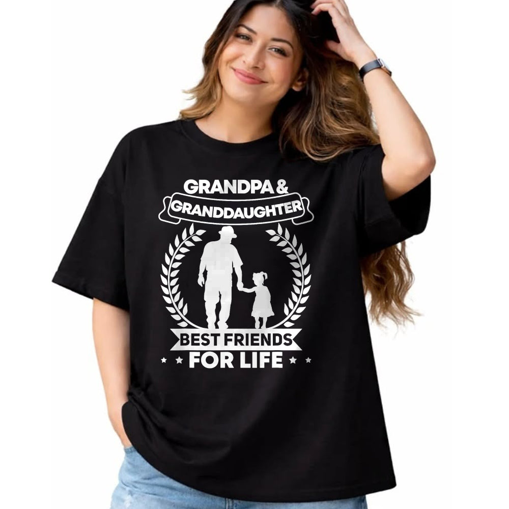 Best Grandpa Shirt, Proud Grandpa Unisex T-Shirt/Hoodie/Sweatshirt HLT00 - Grandfather Granddaughter Grandpa and Granddaughter Matching T-Shirt