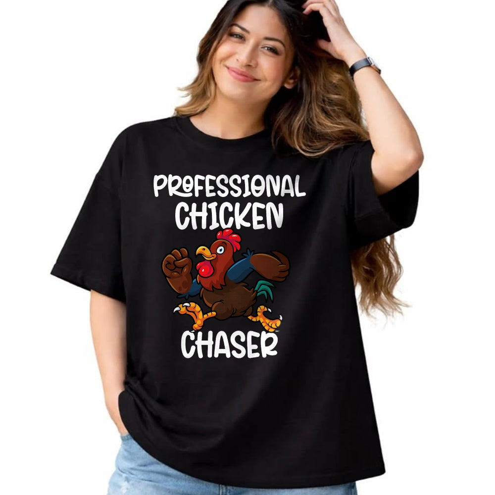 Best Farmer Life Shirt, Funny Farmer UnisexT-Shirt/Hoodie/Sweatshirt HLT00 - Professional Chicken Chaser Funny Farm Farmer Kids Running T-Shirt