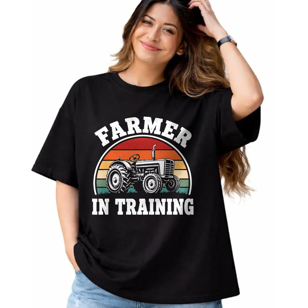 Best Farmer Life Shirt, Funny Farmer UnisexT-Shirt/Hoodie/Sweatshirt HLT00 - Farmer in Training Shirt Boys Girls Kids Tractor Farming T-Shirt