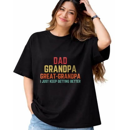 Best Grandpa Shirt, Proud Grandpa Unisex T-Shirt/Hoodie/Sweatshirt HLT00 - Fathers Day Gift from Grandkids Dad Grandpa Great Grandpa Long Sleeve T-Shirt